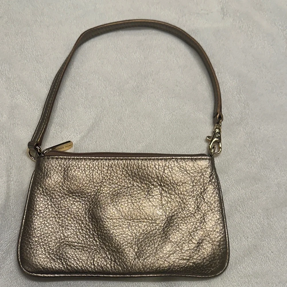 Michael Kors Shimmering Gold Wristlet‎
